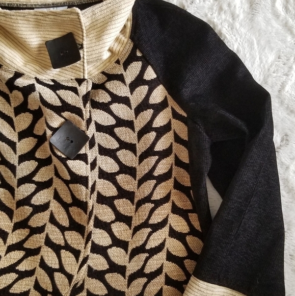 ✨️CL Material Girl Designs Corduroy Poncho Style Leaf Cape S - Picture 2 of 7